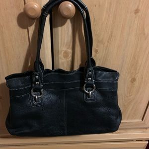 Authentic black coach purse